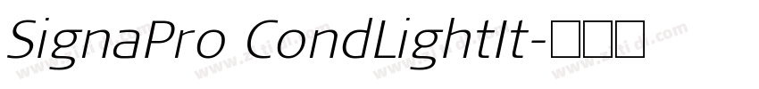 SignaPro CondLightIt字体转换